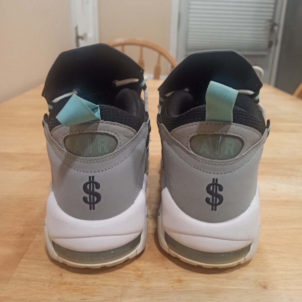 Nike Air More Money Island Green Wolf Grey size 10 - Picture 3 of 13